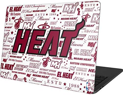 MacBook Pro 13in (2020) ile Uyumlu Skinit Çıkartma Dizüstü Bilgisayar Cildi - Resmi Lisanslı NBA Miami Heat Tarihi Patlama