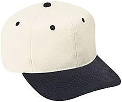 Altı Panel Orta Profil Beyzbol Şapkası Fırçalanmış Pamuk Karışımı Dimi
