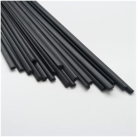 QİANMO HEZTANGH PP Plastik Kaynak Çubukları (3mm) Siyah, 200mm 40 Adet/Üçgen Şekli/Kaynak Malzemeleri Paketi
