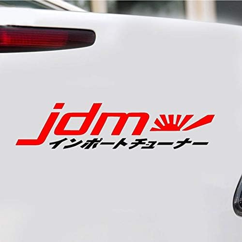Shineweb Çıkartması Araba JDM Japon Kelime vinil yapışkan Kullanımlık Hareketli duvar çıkartmaları otomobil Araç Vücut Pencere