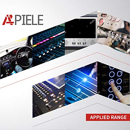 APIELE (2 paketi) 19MM Anlık basmalı düğme Anahtarı 5A Alüminyum Alaşım Kabuk 12 V 24 V 36 DC 110 V 250 V AC 5A 1NO SPST vidalı