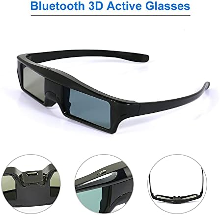 3D Gözlük Mavi Diş için 3LCD Projektör 5700,5210,5300,5600,9300 Panasonic Samsung 3D Tv'ler, KX-60 Şarj Edilebilir 3D Aktif