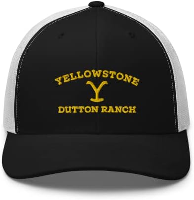 Yellowstone Dutton Çiftlik Logosu Retro kamyon şoförü şapkası