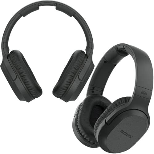 Sony Kablosuz Aşırı Kulak Gürültü Azaltma Kulaklıklar (WHRF400R) ile Verici Dock ( TMRRF400) + Sony Şarj edilebilir Pil + Bağlantı
