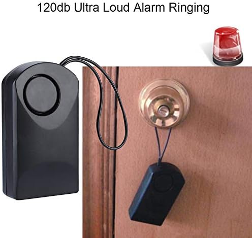 Weiyirot Loud Kapı Topuzu, Kablosuz Dokunmatik Sensör, Güvenlik Alarm, Otel Ev için