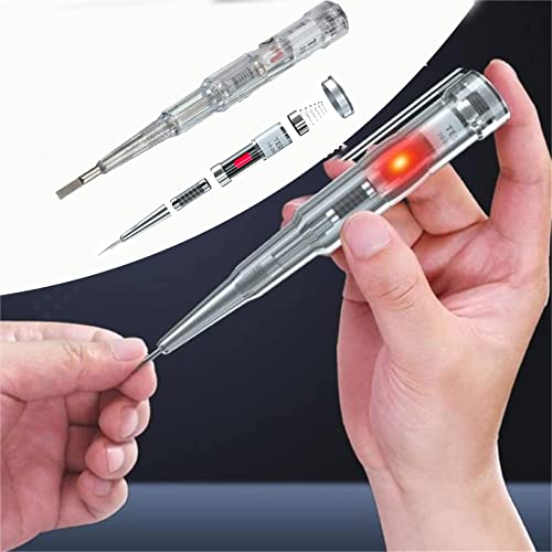Duyarlı Elektrik Test Kalem, temassız gerilim test cihazı Kalem Noel ışık Test Aracı Parlak Led ışık Su Geçirmez Dc Gerilim,