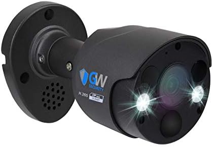GW Güvenlik 2 Yönlü Ses Projektör 5.0 Megapiksel PoE Güvenlik Kamera Sistemi, 8 x 5MP Tam Zamanlı Renkli Gece Görüşlü 8 Kanallı