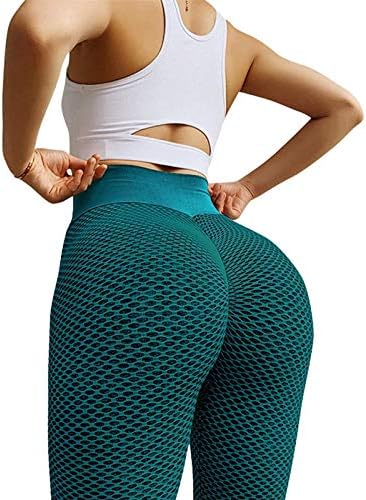 Cepli Yoga Taytları, Kadınlar için Yüksek Belli yoga pantolonu Popo Kaldırma Kabarcık Kalça Kaldırma Egzersiz Atletik Tayt