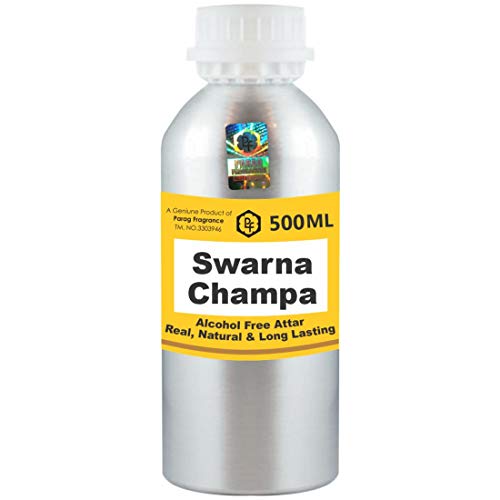 Parag Kokuları Swarna Champa Attar 500 ml Toptan Paketi Attar (Alkol Ücretsiz, Uzun Ömürlü Attar Erkek - Kadın ve Dini Kullanım