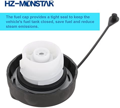HZ-MONSTAR Gaz Kap Yakıt Kapağı Değiştirir 1711A004, Yakıt Deposu Kapağı ile Uyumlu Mitsubishi 2004-2012 Eclipse 2004-2008