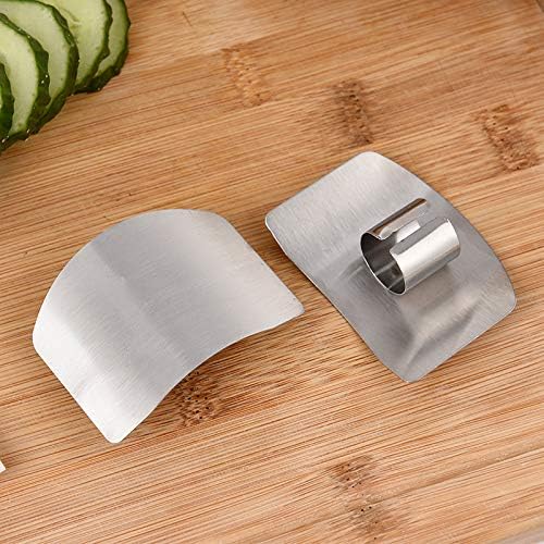 Yeni Paslanmaz Çelik Parmak Koruyucu güvenlik Bıçak Kesme Tahtası Mutfak Aracı Faydalı Parmak Koruyucu Pişirme Aksesuarları