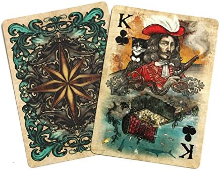 Odyssey Tarihsel Temalı Poker Boyutu İskambil Kartları için Benzersiz Resimli Cardistry veya Sihirli Kart Hileler