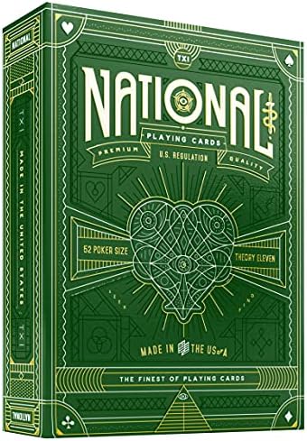 teori11 Ulusal İskambil Kartları (Yeşil)