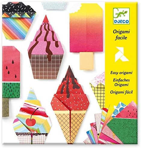 DJECO Tatlı Davranır Origami Kağıt Zanaat Kiti-Seviye 2