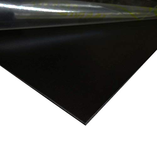 Çevrimiçi Metal Tedarik Siyah / Değirmen Boyalı Alüminyum Levha, 0.050 x 12 x 12