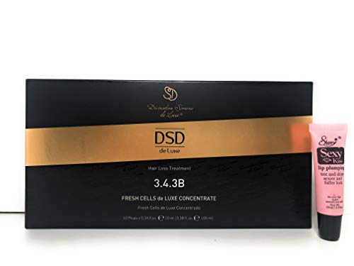 DSD Luxe 3.4.3 B Taze Hücreler Saç Dökülmesi Tedavisi 10 Şişe Ücretsiz Yıldızlı Seksi Öpücük Dudak Pompalama 10 Ml.