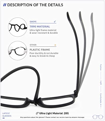 Mavi ışık engelleme gözlük - Anti Parlama UV / Mavi Ray Filtre Bilgisayar Oyun Gözlük Moda Sahte Gözlük çerçeveleri için Kadın