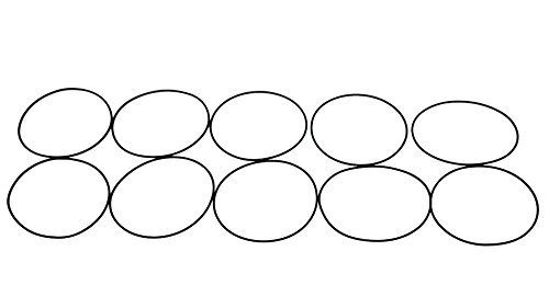 Sterling Seal ORBN038x10 Number-038 Standart O-Ring, Buna Nitril Kauçuk, 70 Durometre Sertliği, 2-5/8 ID, 2-3/4 OD (10'lu Paket)