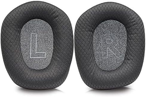 MOLGRIA Kulak Pedleri Yastık, Logitech G733 Kablosuz Oyun Kulaklığı için Yedek Kumaş Kulak Yastıkları (Siyah)