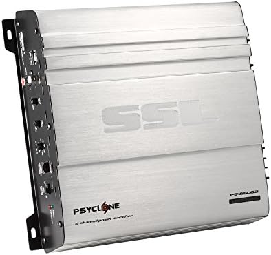SSL PSY1600. 2 Psyclone 1600-watt Tam Aralık Sınıf A/B 2 Kanal 2-8 Ohm Istikrarlı Amplifikatör Uzaktan Subwoofer Seviye Kontrolü