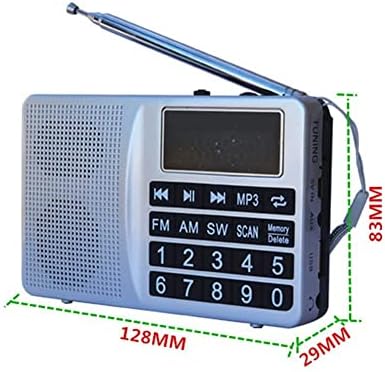 LMGKS Taşınabilir Radyo, Hoparlörlü AM FM Radyo, Kulaklık Girişi, Küçük Radyo Ultra Uzun Anten Radyosu, Ev Hediyesi için İstasyonları