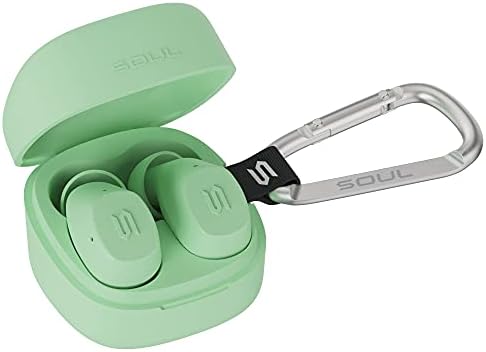 Yeni SOUL S-Nano Gerçek Kablosuz Kulaklıklar - Kulak İçi Kulaklıklar, Ultra Taşınabilir, Bluetooth, IPX5 Su Geçirmez, Şeffaflık