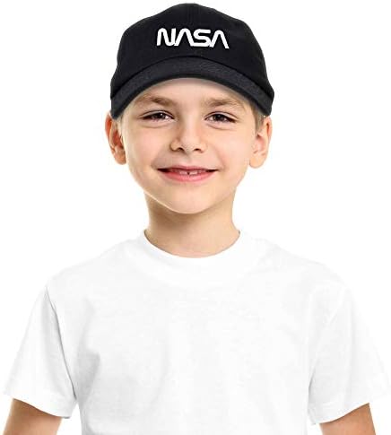 DALİX NASA Köfte Insignia Solucan Logo Çocuk Şapka beyzbol şapkası Kız Erkek