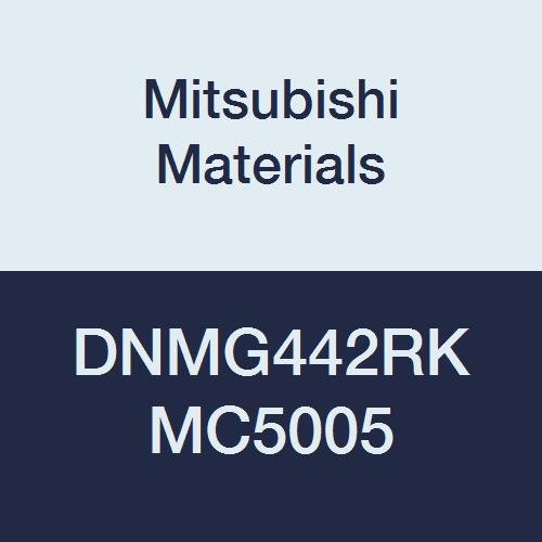 Mitsubishi Malzemeleri DNMG442RK MC5005 DNMG Karbür DN Tipi Delikli Negatif Tornalama Ucu, Kaplamalı, Eşkenar Dörtgen 55°,
