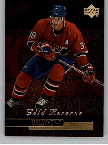 1999-00 Üst Güverte Altın Rezerv Resmi NHL Hokey Kartı 242 Vladimir Malakhov Montreal Kanadalılar