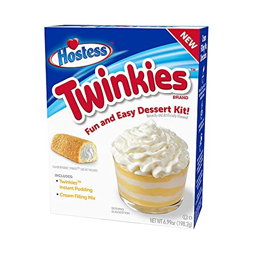 Hostes Twinkies Puding Tatlı Seti-İkonik Krema Dolgulu İkram Yeniden İcat Edildi-Eğlenceli, Yapımı Kolay, 6.99 Oz