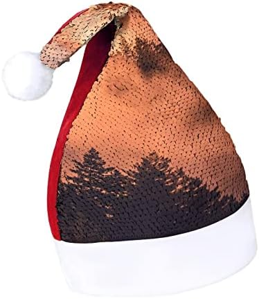 Dağ FogUnisex Yetişkin Noel şapka, Noel hediyesi; Pullu Noel şapka, tatil şapka; Parti hediyeler