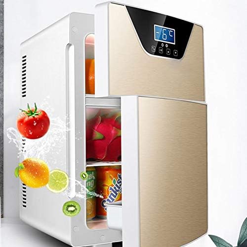 Wxcgb Mini Buzdolabı Taşınabilir Bira İçecek İçecek Can Soğutucu veya Isıtıcı Araba Refrigerat veya Araba Ev Çift kullanımlı.