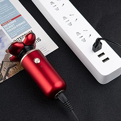 Atstı Elektrikli Tıraş Makinesi-Mükemmel Kel Görünüm için, ıslak / kuru çift amaçlı, 5 Kafa 4d akülü, USB şarj Edilebilir Döner