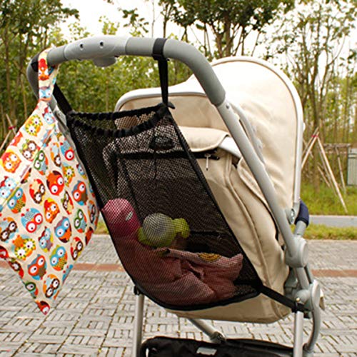 DERCLİVE Bebek Arabası Asılı file cep Bebek Pusetleri Depolama Organizatör Çantası