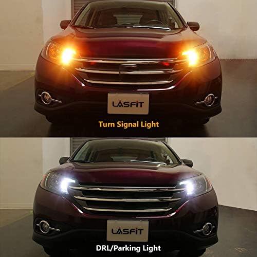 LASFIT Çift Renk 1157 2057 2357 7528 BAY15D Switchback Beyaz/Amber LED Ampul Polarite Ücretsiz Dönüş Sinyali Flaşör ışıkları