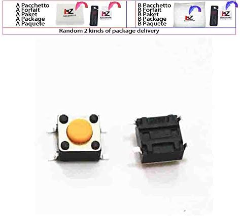 100 Adet 666/6. 5/7/7. 5 mm SMD Mikro Push Button Dokunsal Inceliğini Elektronik Anahtarı Kahverengi Mavi Siyah Kırmızı Turuncu