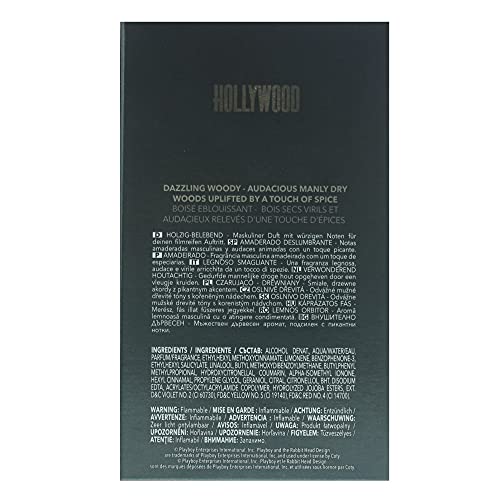 Playboy Kokuları Playboy Hollywood Eau De Toilette Sprey 3.4 Oz/ 100 Ml Erkekler için 3.4 Floz