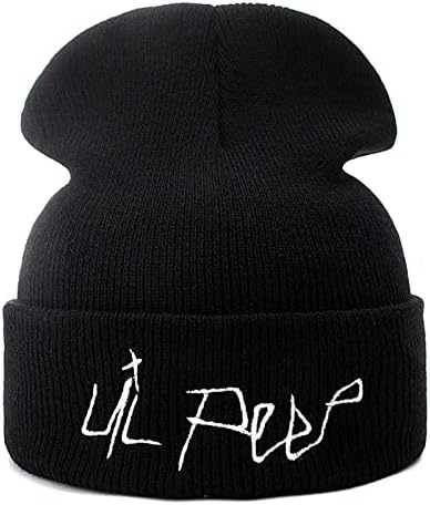 Lil Peep Rahat Kasketleri Erkekler Kadınlar için Moda Örme Kış Şapka Katı Hip-Hop Skullies Şapka Kaput Unisex Kap