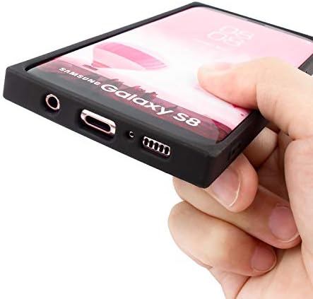 Aztek Desen Amerika Samsung Galaxy S8 Artı Dikdörtgen Kılıf Siyah TPU Kauçuk Koruyucu Cep Telefonu Kılıfı için Samsung Galaxy
