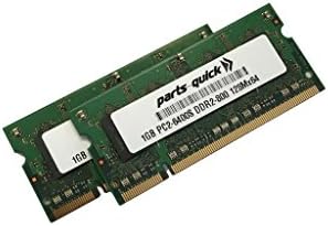 ASUS Z35F DDR2 PC2-6400 SODIMM RAM için 2GB (2 X 1GB) Kit Belleği (PARÇALAR-Hızlı Marka)