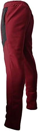 BHSJ erkek Orta Bel Rahat Spor Pantolon Erkek Moda Renk Eşleştirme Dantel-up Pantolon Kırpılmış Pantolon Pantolon Erkekler