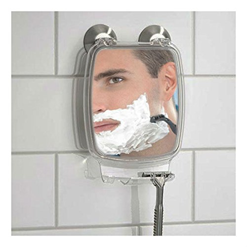 Sissiz Duş Tıraş Dikdörtgen Ayna - Güç Kilidi Emiş Montajlı
