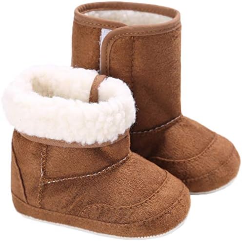 Yvınak Bebek Bebek Erkek Kız Kış Kar Botları Kaymaz Yumuşak Taban Açık Yenidoğan Nursling Beşik Ayakkabı
