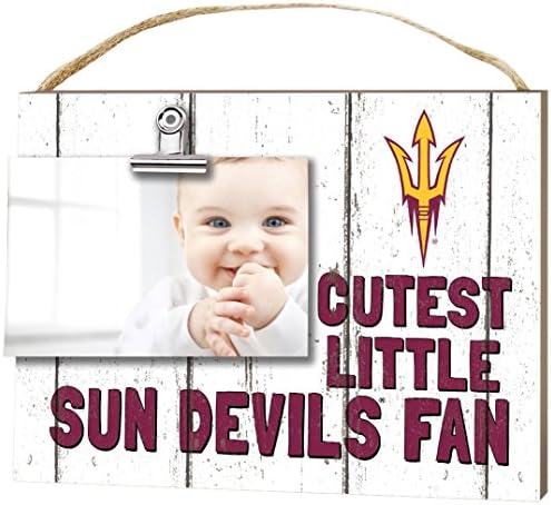 KH Spor Fan 10 x 8 Arizona State Güneş Şeytanlar Klip Yıpranmış Bebek Logosu Koleji Fotoğraf Çerçevesi