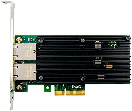 MEO PCIe X4 Çift 10GbE RJ45 Sunucu NIC Ağ Kartı PCIe 10 Gigabit Ethernet Sunucu Ağ Kartı X550 yonga seti 10G LAN 10000 M