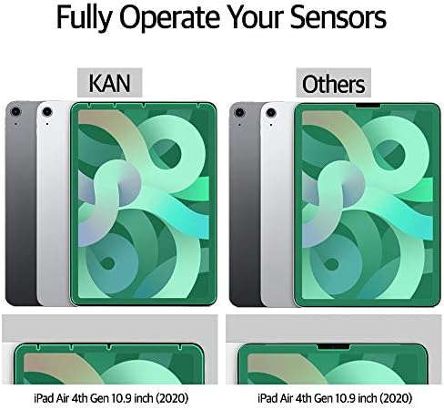 KAN [2 Paket] Paperfeel Ekran Koruyucu için Yeni iPad Hava 4 10.9 İnç (4th Gen 2020), destek Anti Parlama / Yüz KIMLIĞI, Apple