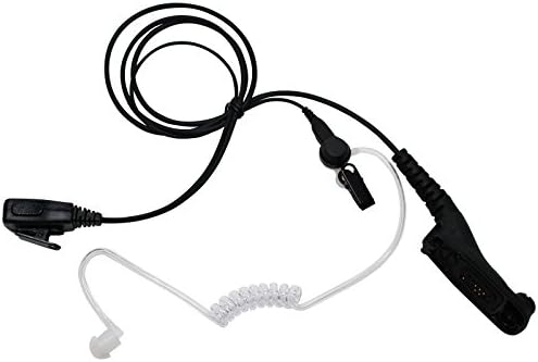 Bas Konuş (PTT) Mikrofonlu Motorola APX 6000 P25 FBI Kulaklık için Yedek - Motorola APX 6000 P25 Radyo ile Uyumlu Akustik Kulaklık-Güvenlik
