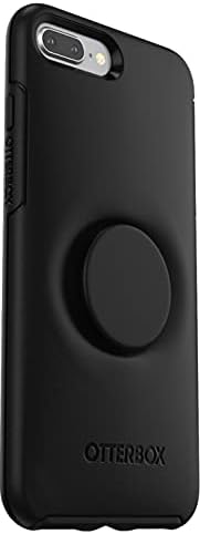 OtterBox + PopGrip Simetri Serisi iPhone için kılıf 7 Artı ve iPhone 8 Artı (SADECE) - Perakende Ambalaj-Siyah