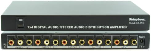 1:4 Shinybow Dijital/analog Ses Dağıtım Amplifikatör Splitter