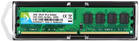 DUOMEIQI 4 GB Kiti (2X2 GB) 2RX8 DDR2 667 MHz DIMM PC2-5300 PC2-5400 PC2-5300U CL5 1.8 v 240 PİN 5300U Olmayan ECC Tamponsuz
